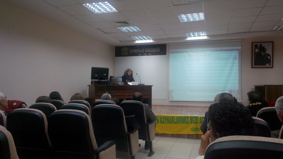 GDO`YA HAYIR PLATFORMU BASIN AÇIKLAMASI, FORUMU VE EŞGÜDÜM TOPLANTISI