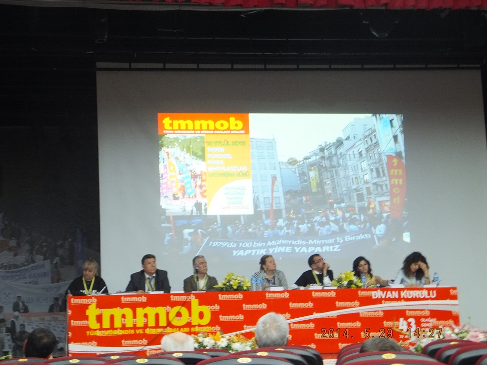 TMMOB 43. GENEL KURULUNA KATILDIK