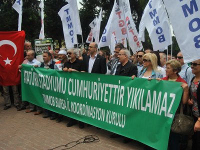TMMOB BURSA İKK `ATATÜRK STADYUMU`HAKKINDA BASIN AÇIKLAMASI DÜZENLEDİ