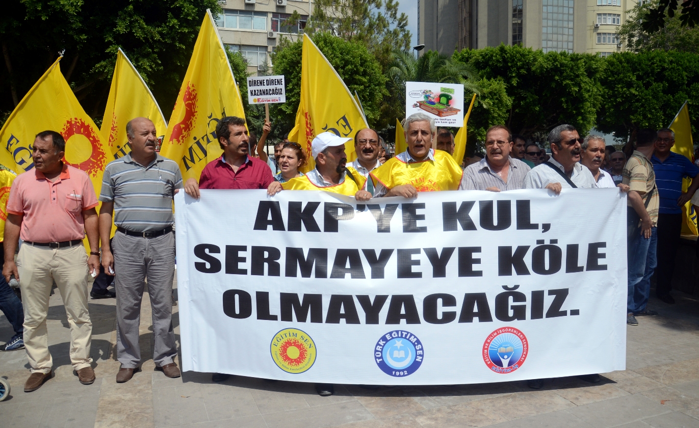 EĞİTİMDE KADROLAŞMAYA KARŞI YÜRÜDÜLER