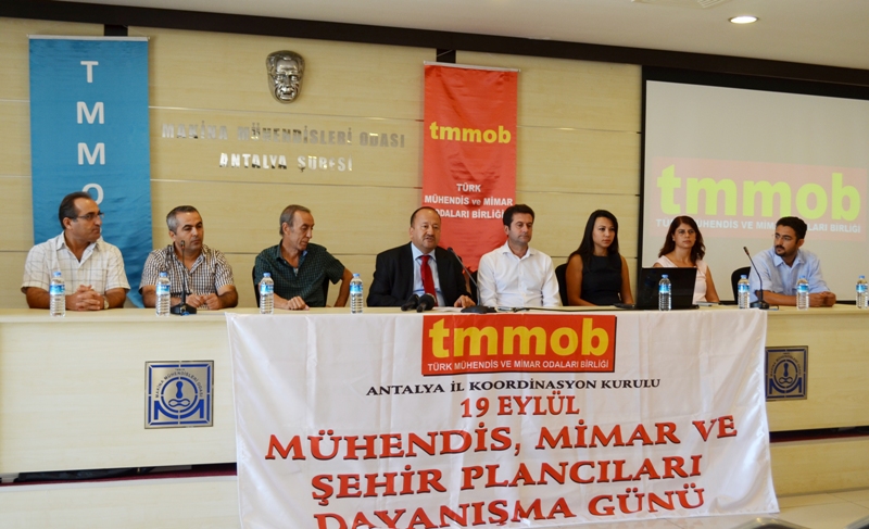 19 EYLÜL TMMOB MÜHENDİS MİMAR VE ŞEHİR PLANCILARI DAYANIŞMA GÜNÜ