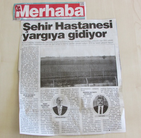 "ŞEHİR HASTANESİ YARGIYA GİDİYOR" - MERHABA GAZETESİ