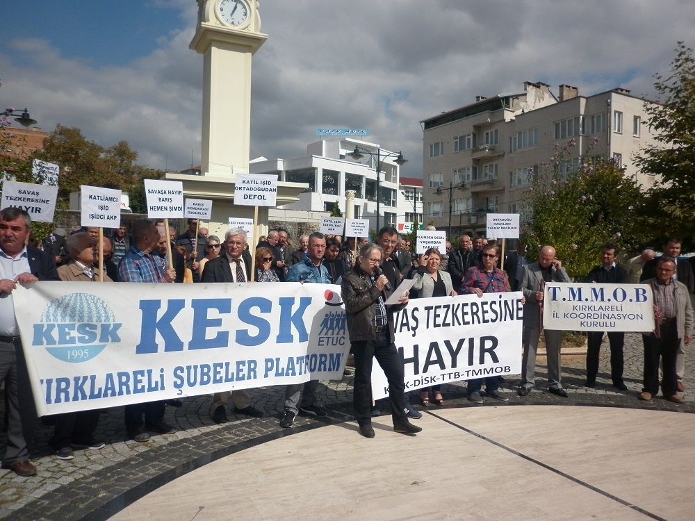 KIRKLARELİ`NDE ORTAK BASIN AÇIKLAMASI