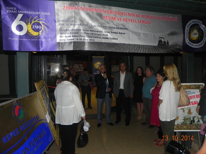 60. YIL RESİM VE HEYKEL SERGİMİZ AÇILDI