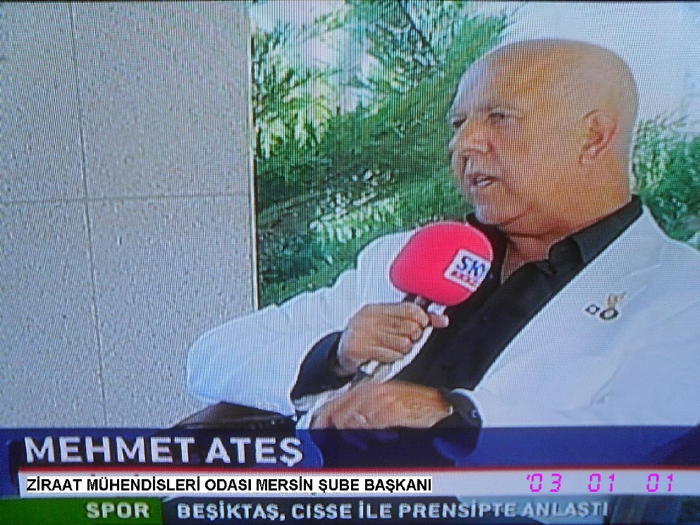 MERSİN ŞUBE BAŞKANIMIZ MEHMET ATEŞ, SKY TÜRK TV'NİN KONUĞU OLDU