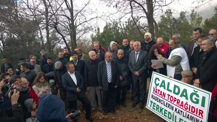 ÇED RAPORU PROTESTOSU İÇİN ÇAL DAĞI`NDAYDIK