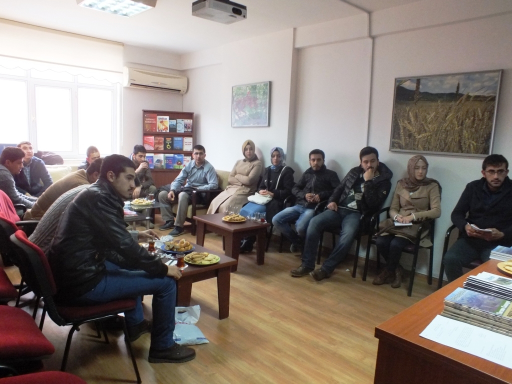 KSÜ ZİRAAT FAKÜLTESİ TARIM EKONOMİSİ BÖLÜMÜ ÖĞRENCİLERİ ODAMIZI ZİYARET ETTİ