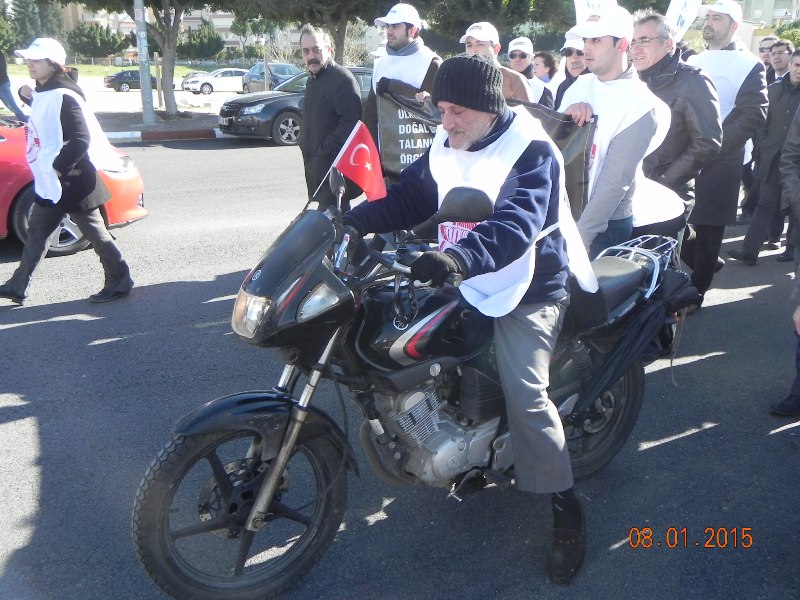 TORBA YASA KAPSAMINDA TMMOB YASASINDA YAPILACAK DEĞİŞİKLİĞİ PROTESTO ETTİK