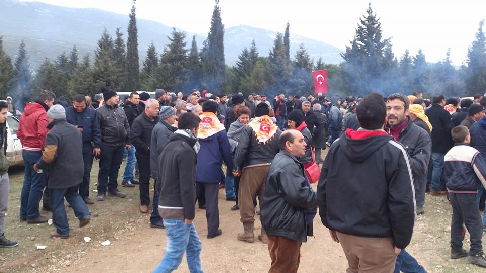 AKALAN KÖYLÜLERİ TAŞ OCAĞINA HAYIR DEMEYE DEVAM EDİYOR 