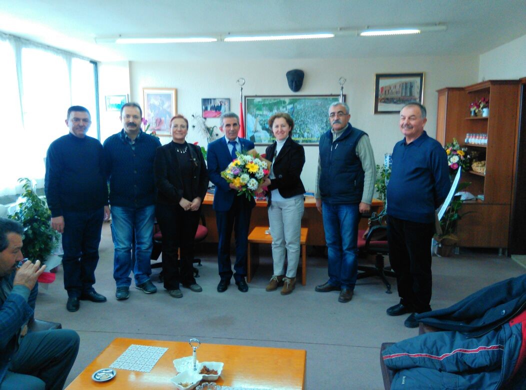 ŞEHZADELER ZİRAAT ODASI BAŞKANI`NI ZİYARET ETTİK