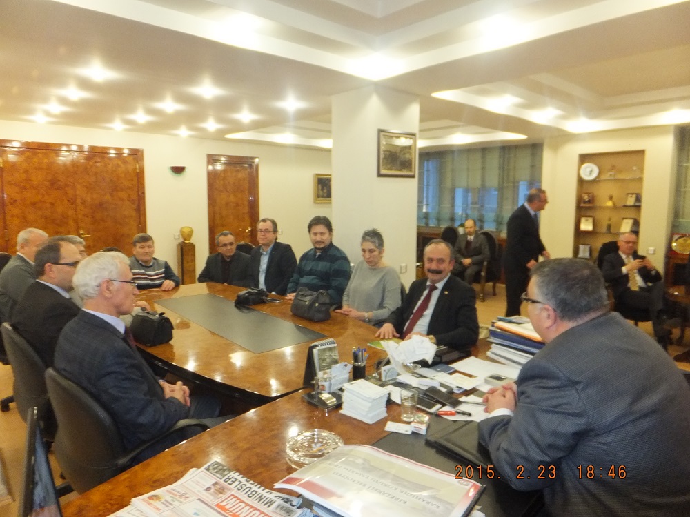 KIRKLARELİ KENT KONSEYİNDEN BELEDİYE BAŞKANINA ZİYARET