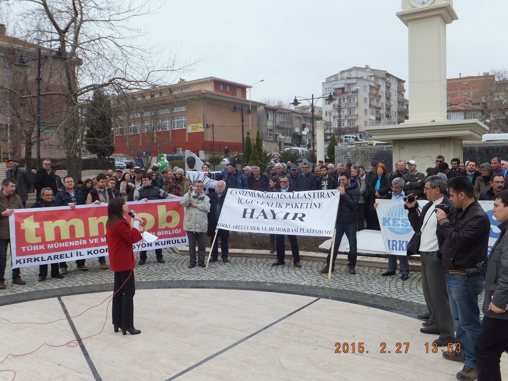 KIRKLARELİ`NDE İÇ GÜVENLİK PAKETİ FORUMUNA KATILDIK