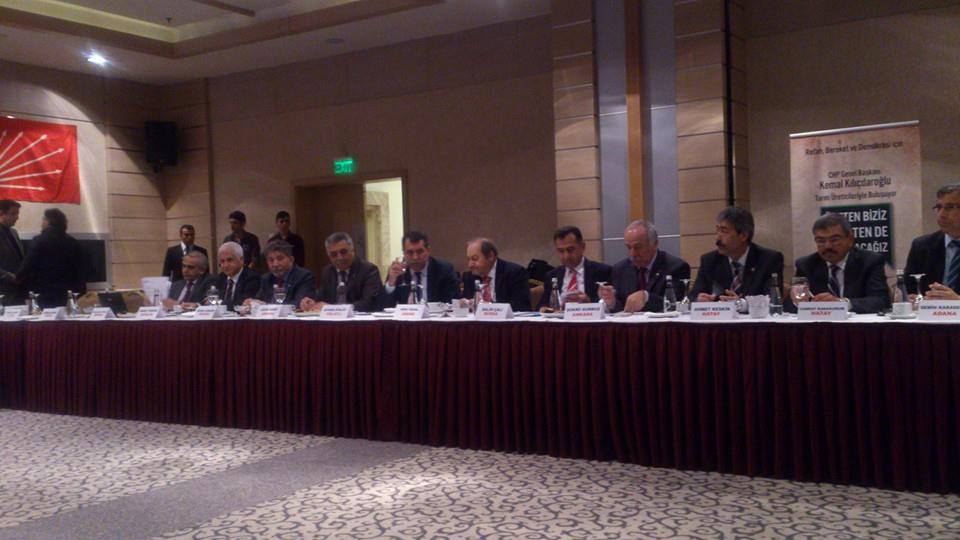 TARIM TEMSİLCİLERİ İLE TOPLANTI