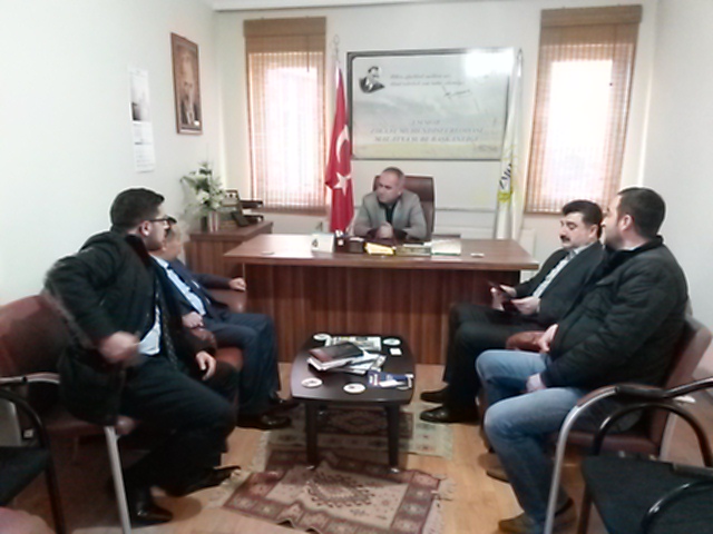 AK PARTİ MİLLETVEKİLİ ADAY ADAYI NURSOY`UN ODAMIZI ZİYARETİ