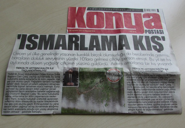 “ISMARLAMA KIŞ” – KONYA POSTASI