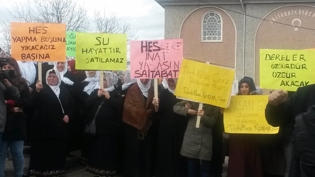 SAİTABAT, ORHANİYE, OSMANİYE VE DEREKIZIK KÖYLÜLERİ HES BİLGİLENDİRME TOPLANTISINI YAPTIRMADI