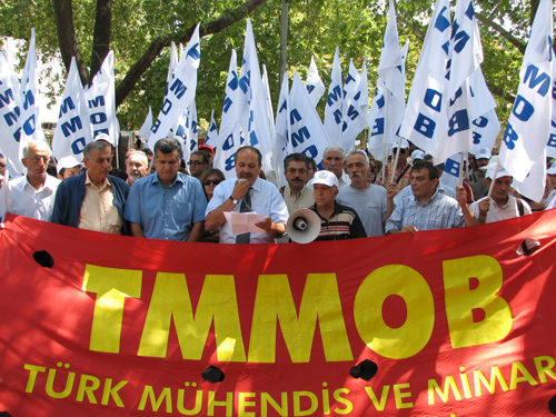 TMMOB BASIN AÇIKLAMASINA KATILDIK