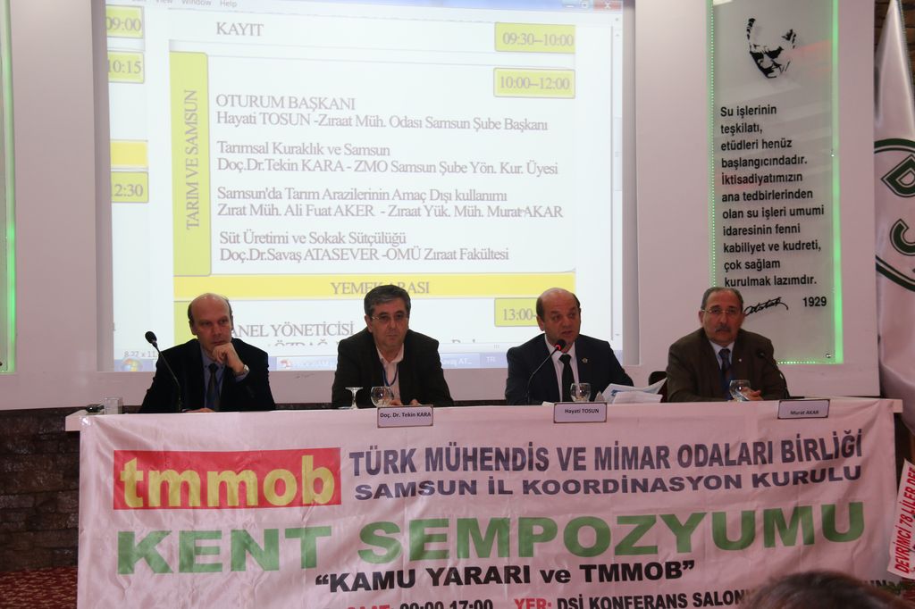 SAMSUN KENT SEMPOZYUMU (KAMU YARARI VE TMMOB )
