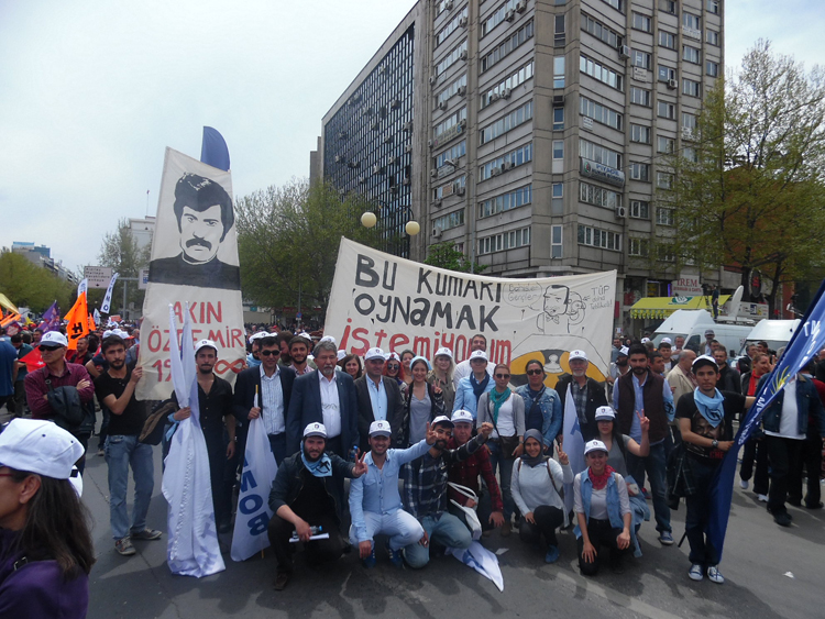1 MAYIS`TA ALANLARDAYDIK...