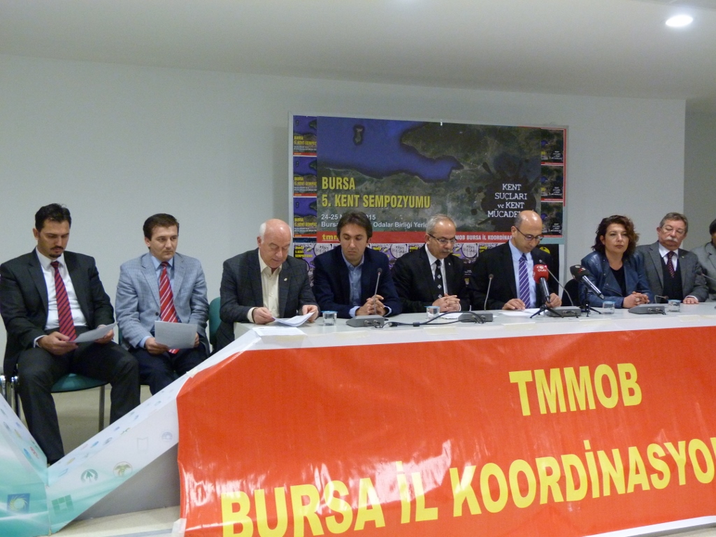 TMMOB BURSA İKK 5. KENT SEMPOZYUMU ÇAĞRI BASIN AÇIKLAMASI 