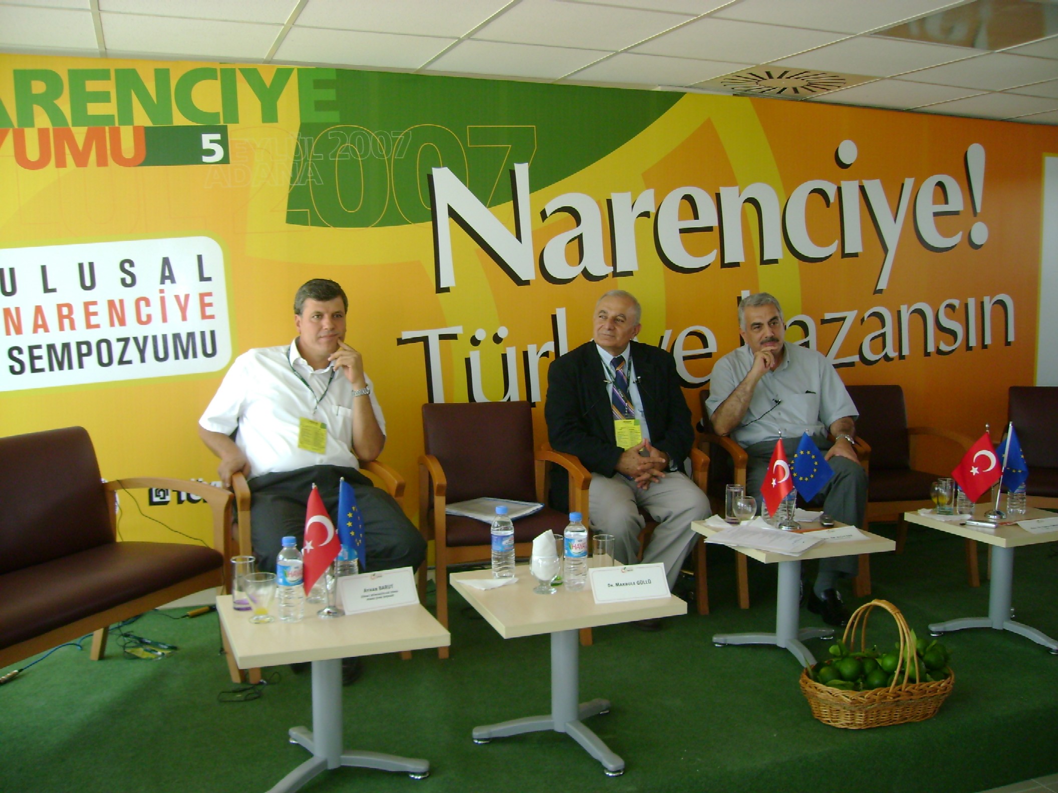 ÇUKUROVA GIDA VE GIDA TEKNOLOJİLERİ FUARI VE ULUSAL NARENCİYE SEMPOZYUMU'NA KATILDIK.