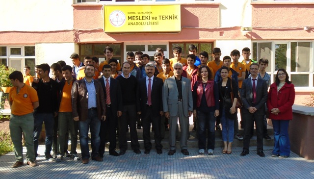 ÇUMRA ÇATALHÖYÜK MESLEKİ VE TEKNİK ANADOLU LİSESİ ÖĞRENCİLERİNE BİLGİLENDİRME TOPLANTISI