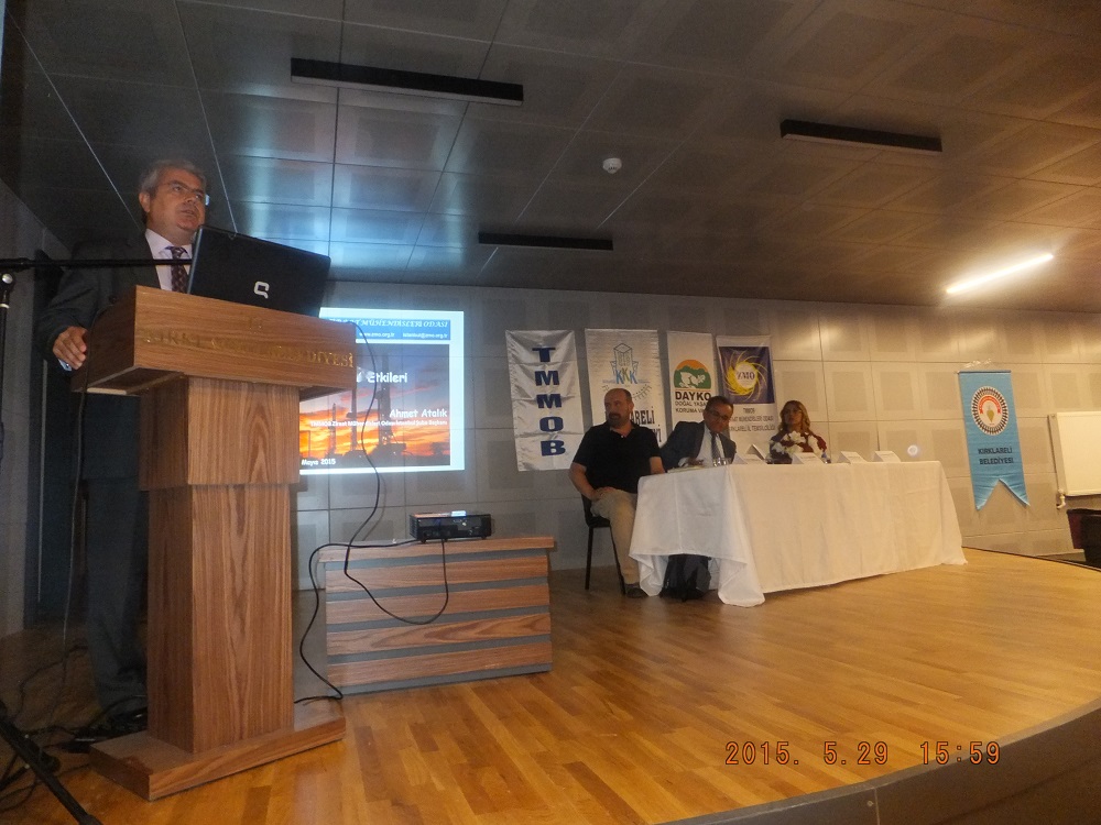 KIRKLARELİ`DE KAYA GAZI KONUSUNDA PANEL DÜZENLEDİK