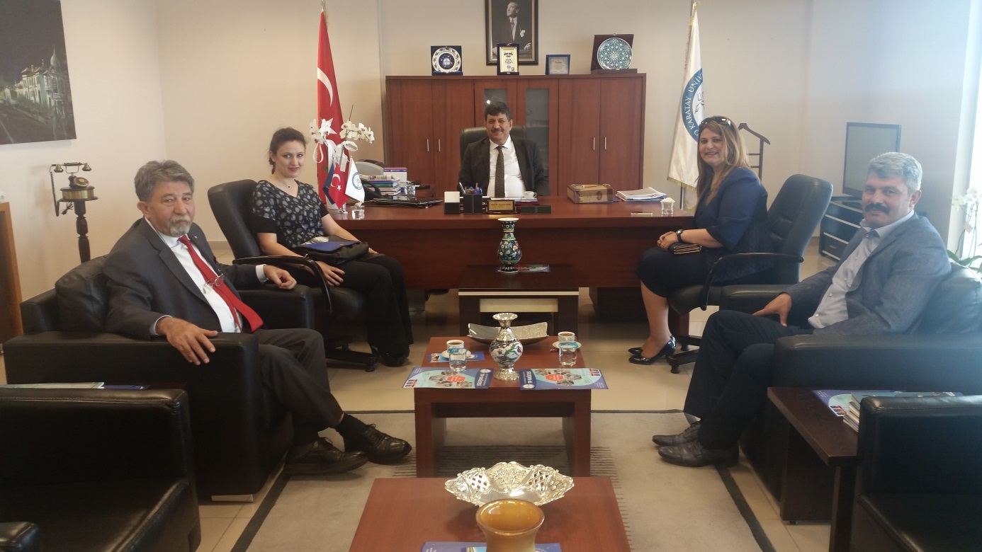 KARATAY ÜNİVERSİTESİ REKTÖRÜ`NE ZİYARET