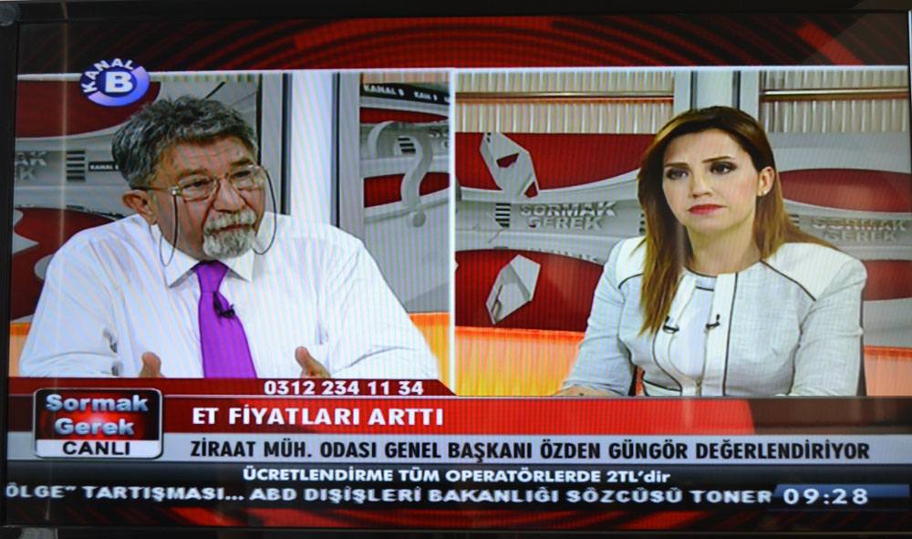 KANAL B YAYINI - ET İTHALATI