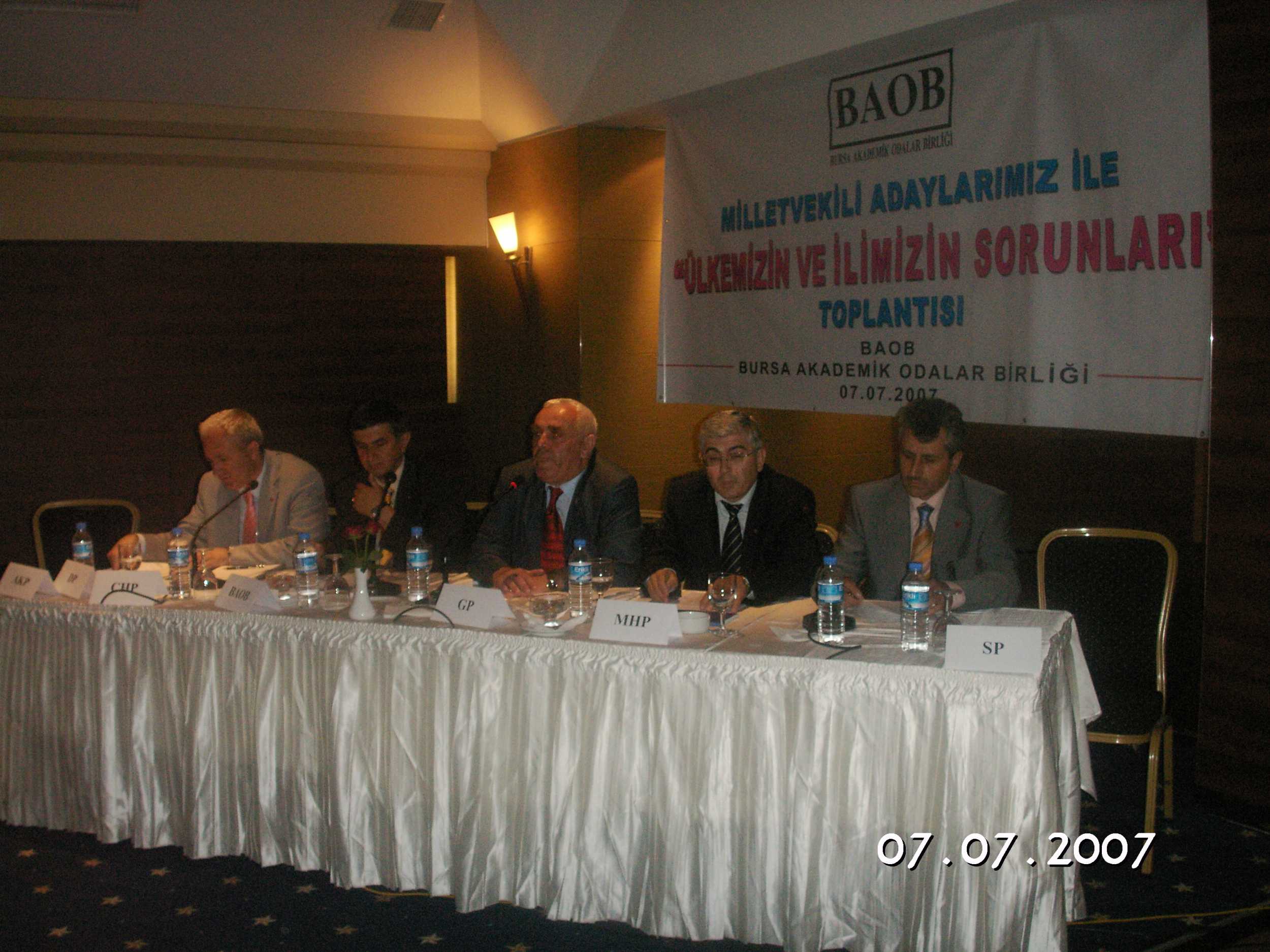 ÜLKEMİZİN VE İLİMİZİN SORUNLARI TOPLANTISI