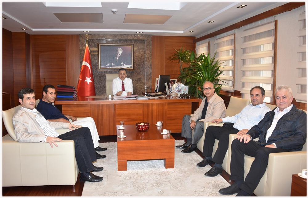 TEKİRDAĞ`DAN GAZİANTEP`E TAYİN OLAN VALİ ALİ YERLİKAYA`YA ZİYARET