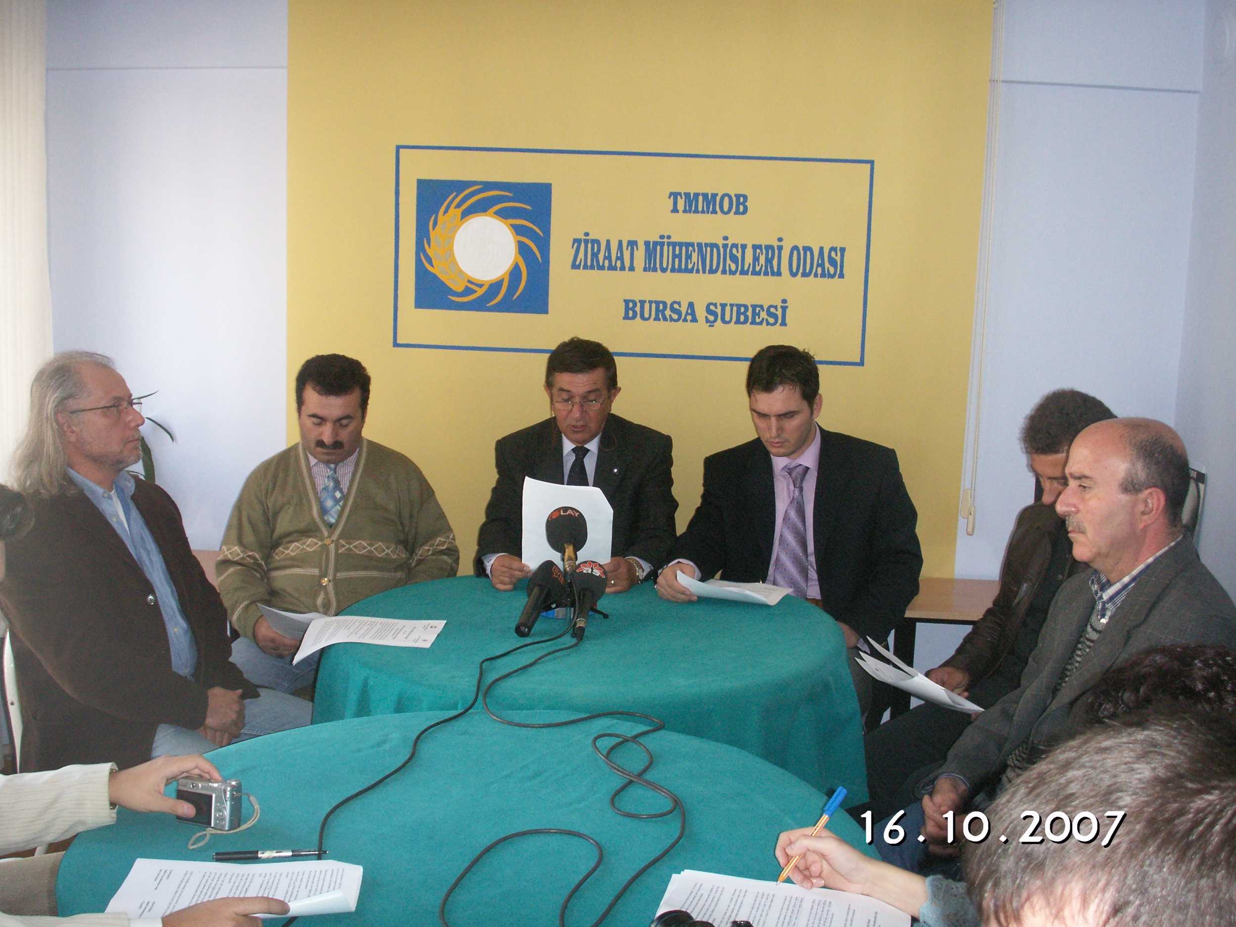 DÜNYA GIDA GÜNÜ NEDENİYLE BASIN TOPLANTISI DÜZENLEDİK