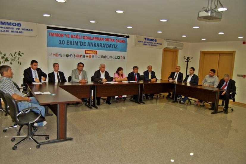 TMMOB’YE BAĞLI ODALARDAN ORTAK ÇAĞRI: 10 EKİM`DE ANKARA`DAYIZ