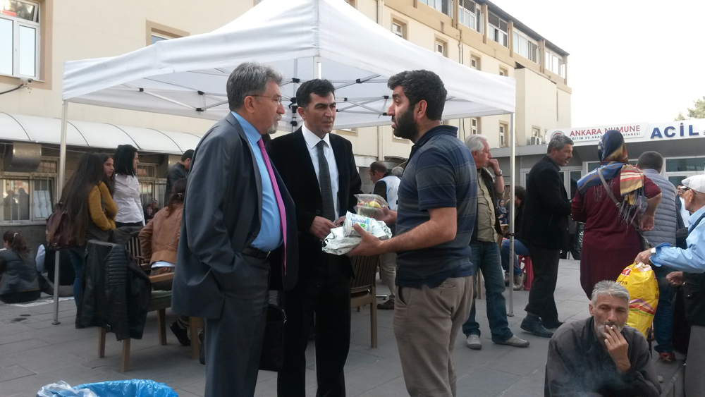 NUMUNE HASTANESİ`NE ZİYARET