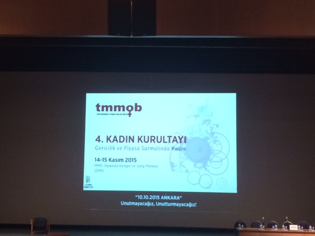TMMOB 4. KADIN KURULTAYINA KATILDIK