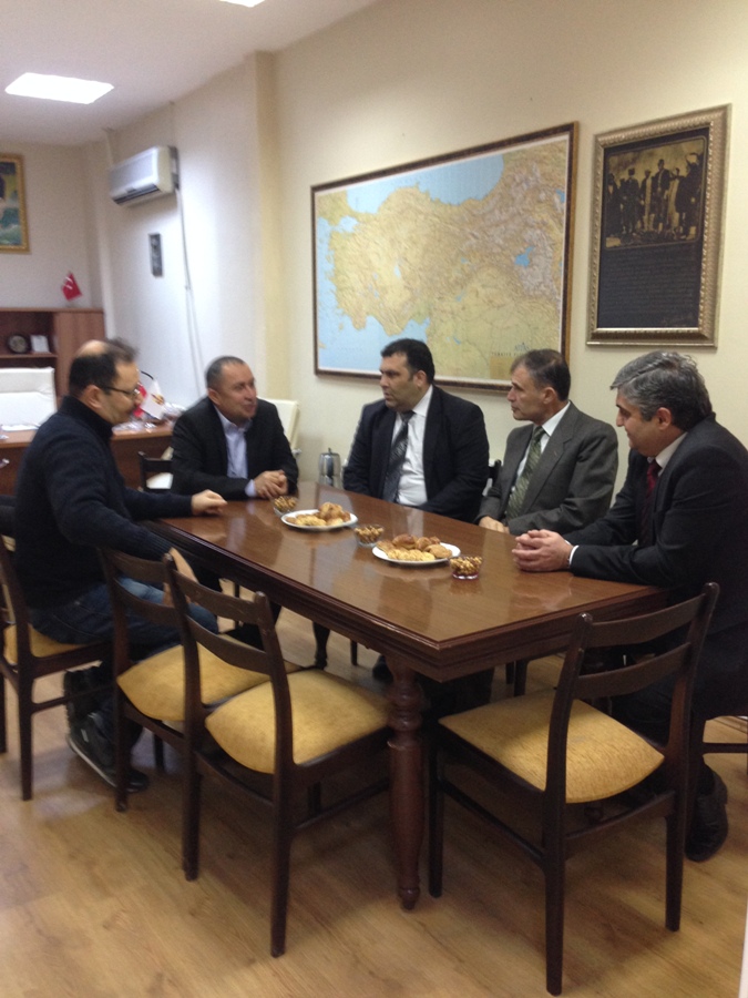 BÜYÜKŞEHİR BELEDİYESİ`NDEN ŞUBEMİZE ZİYARET