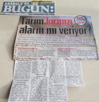 TARIM KIRMIZI ALARM MI VERİYOR? - ANADOLU'DA BUGÜN