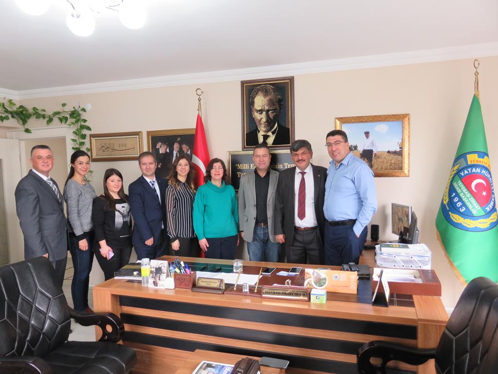 YENİ YÖNETİM KURULUMUZ TEPEBAŞI ZİRAAT ODASINI ETTİ