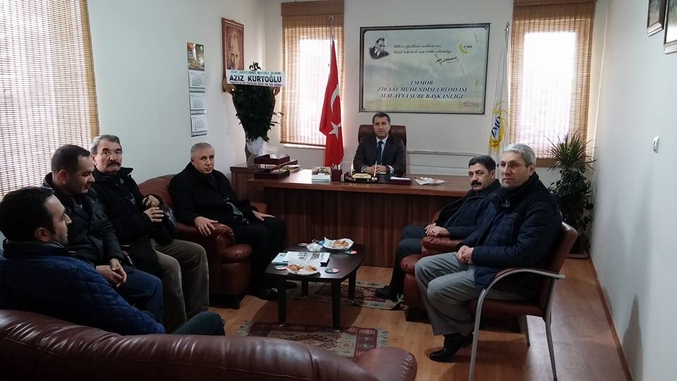 TÜRK EĞİTİM-SEN MALATYA ŞUBE BAŞKANI VE YÖNETİM KURULUNUN ODAMIZA HAYIRLI OLSUN ZİYARETİ