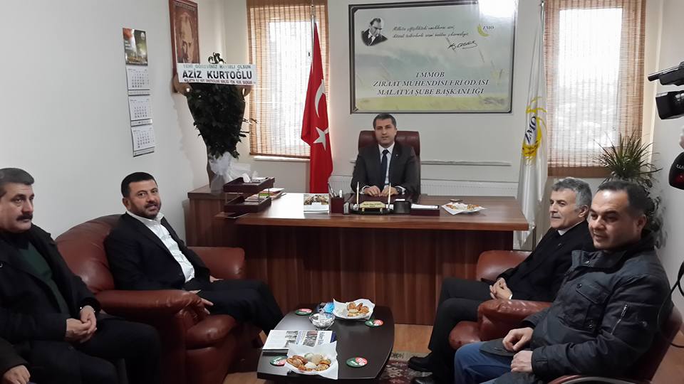 CHP MİLLET VEKİL VELİ AĞBABA`NIN ODAMIZA HAYIRLI OLSUN ZİYARETİ