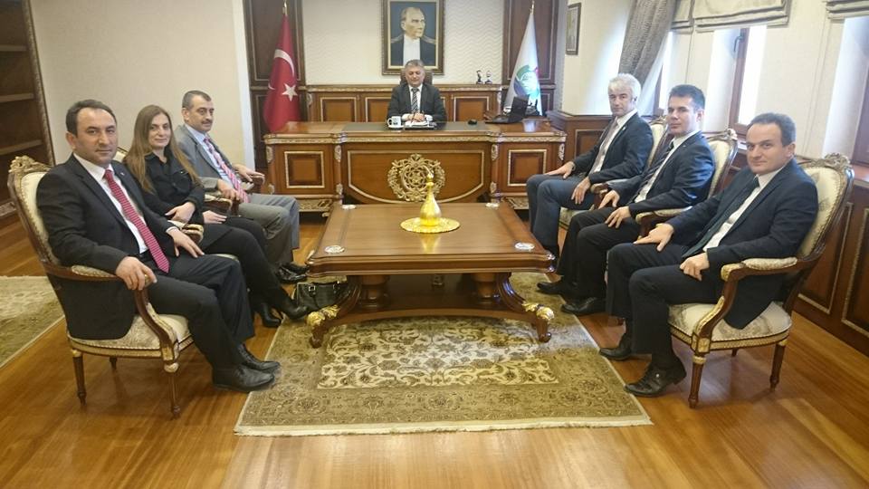 RİZE VALİSİ SAYIN ERSİN YAZICI`YI ZİYARET ETTİK