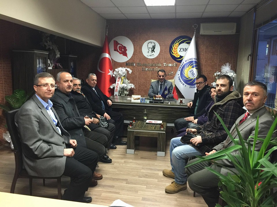 CUMHURİYET HALK PARTİSİ MELİKGAZİ İLÇE TEŞKİLATINDAN ODAMIZA ZİYARET 