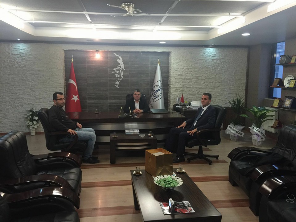MAKİNA MÜHENDİSLERİ ODASI BAŞKANI SAYIN ERSİN FENER`İ MAKAMINDA ZİYARET ETTİK 