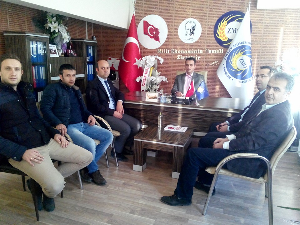 BÜNYAN VE PINARBAŞI İLÇE TARIM MÜDÜRLÜĞÜNDEN ODAMIZA ZİYARET 