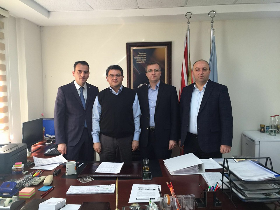 ERCİYES ÜNİVERSİTESİ ZİRAAT FAKÜLTESİ DEKANI SAYIN HALİL KIRNAK`I ZİYARET ETTİK