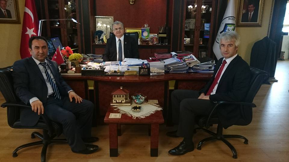 RİZE BELEDİYE BAŞKANINI ZİYARET ETTİK