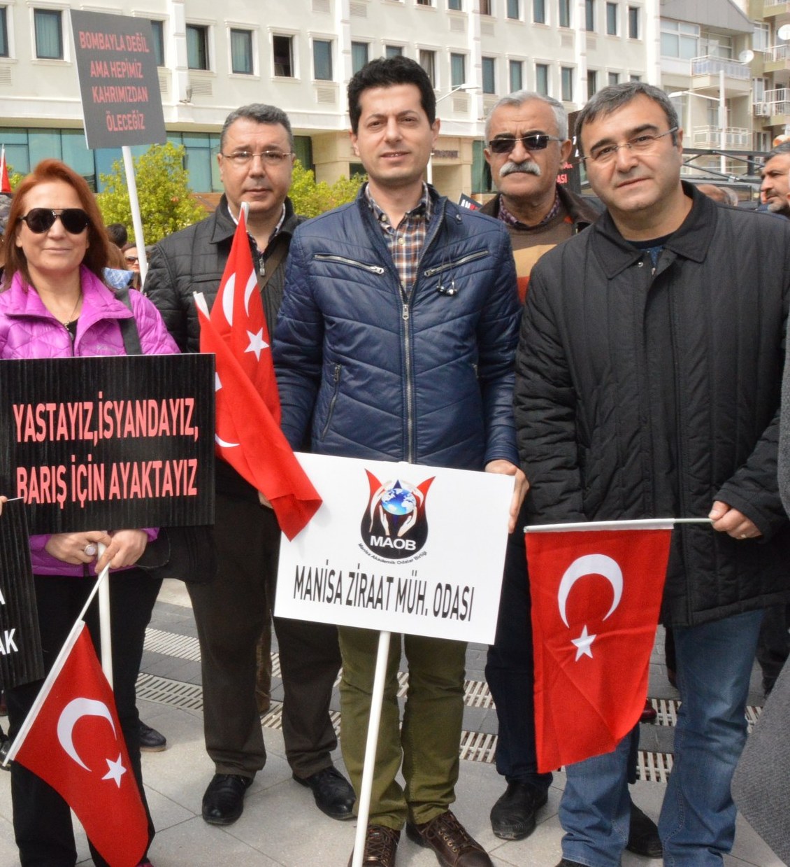 "TERÖRE ALIŞMAYACAĞIZ" YÜRÜŞÜNE KATILDIK