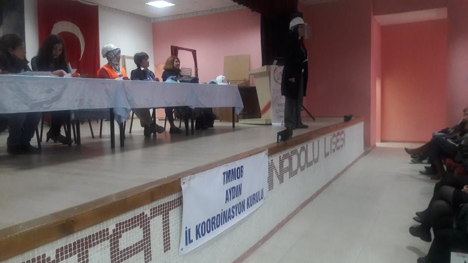 TMMOB AYDIN İKK KADIN ÇALIŞMA GRUBU MESLEK TANITIMI DÜZENLEDİ.