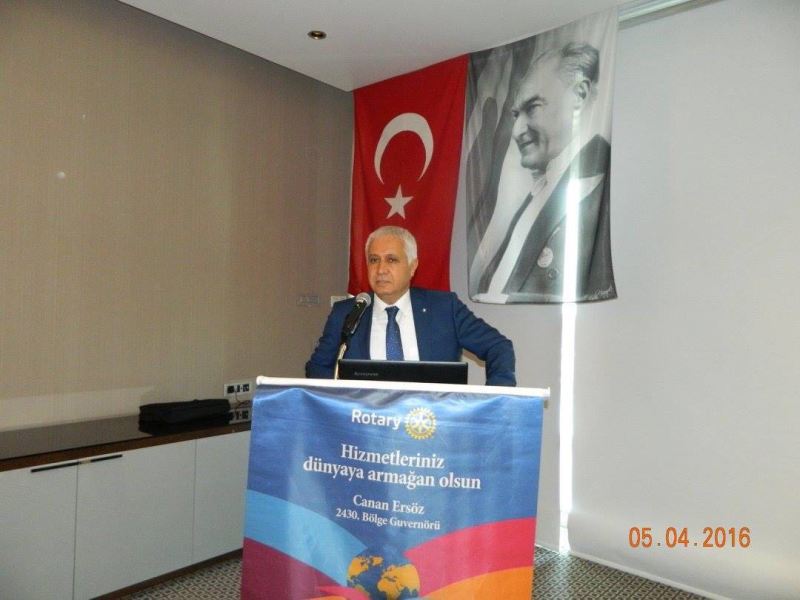 ASPENDOS ROTARY KULÜBÜNDE KONFERANS