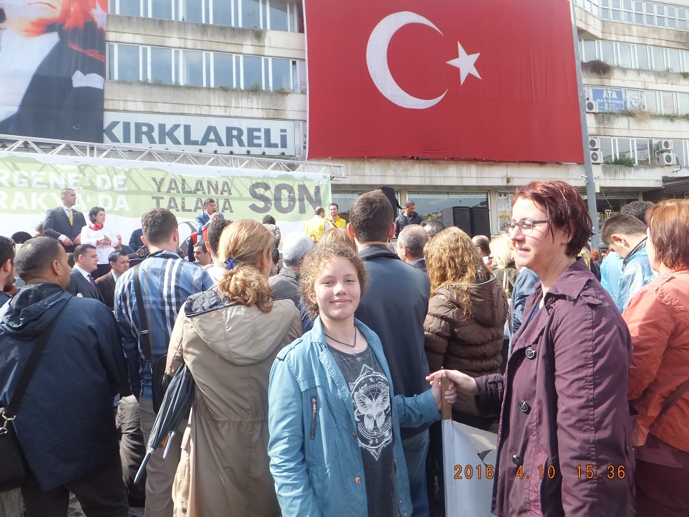 KIRKLARELİ LÜLEBURGAZ`DA DÜZENLENEN MİTİNGE KATILDIK